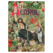Porte-bloc Illustration de l'esprit de Noël présent Scrooge (Dos)