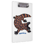 Porte-bloc Illustration de lézard géant affamé (Swatch)