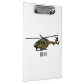 Porte-bloc Illustration de l'hélicoptère de l'armée (Swatch)