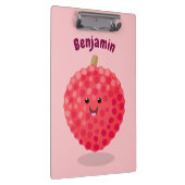 Porte-bloc Illustration de litchee rose mignon (Swatch)