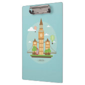 Porte-bloc Illustration de Londres City (Gauche)