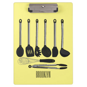 Porte-bloc Illustration de l'ustensile de cuisine