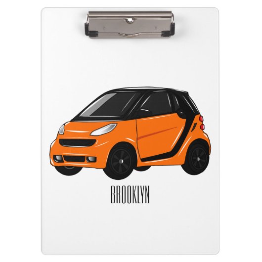Porte-bloc Illustration de micro-voiture (Devant)