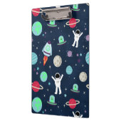 Porte-bloc illustration de motif spatial (Gauche)