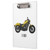 Porte-bloc Illustration de moto Cruiser (Gauche)