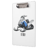 Porte-bloc Illustration de motoneige (Gauche)