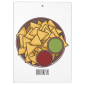 Porte-bloc Illustration de Nachos (Dos)
