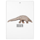 Porte-bloc Illustration de Pangolin (Dos)