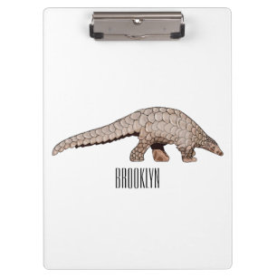 Porte-bloc Illustration de Pangolin