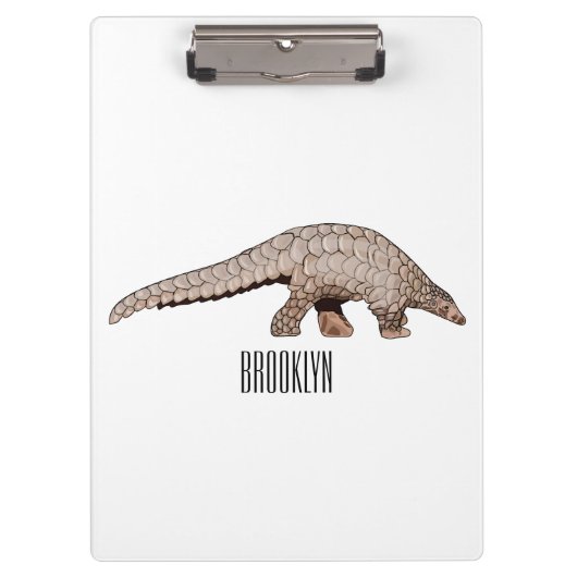 Porte-bloc Illustration de Pangolin (Devant)