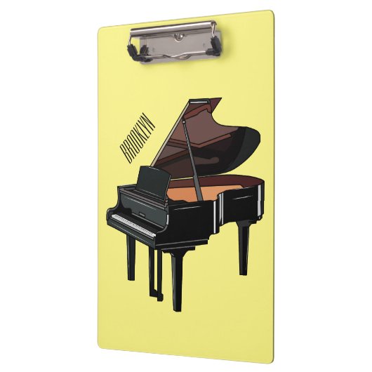 Porte-bloc Illustration de piano (Gauche)