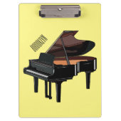 Porte-bloc Illustration de piano (Devant)