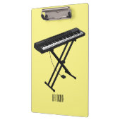 Porte-bloc Illustration de piano clavier (Gauche)