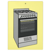 Porte-bloc Illustration de poêle électrique (Dos)