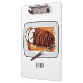 Porte-bloc Illustration de poitrine de dinde rôtie (Gauche)