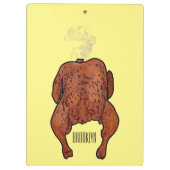 Porte-bloc Illustration de poulet rôti (Dos)