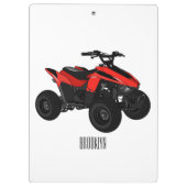 Porte-bloc Illustration de Quad bike atv (Dos)