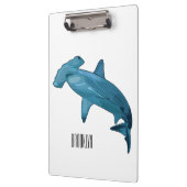 Porte-bloc Illustration de requin marteau (Gauche)