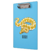 Porte-bloc illustration de serpent python birman de dessin an (Gauche)