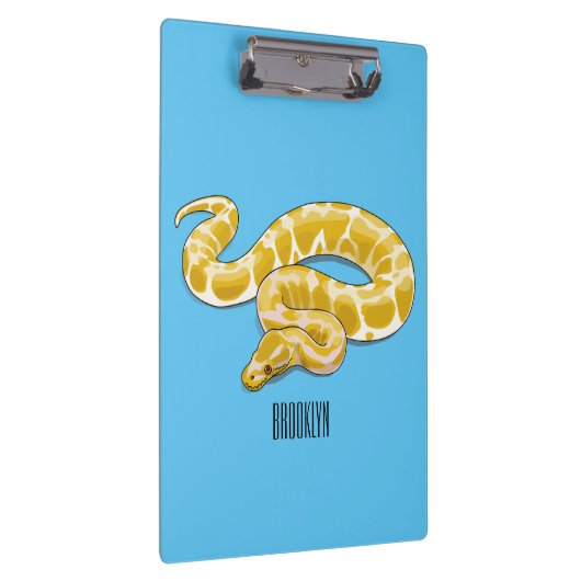 Porte-bloc illustration de serpent python birman de dessin an (Swatch)