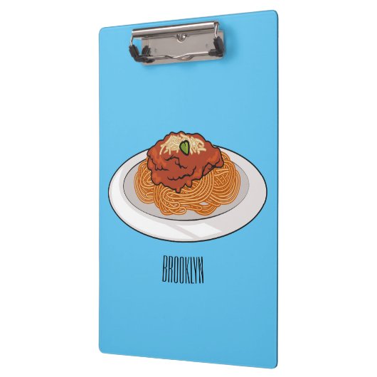 Porte-bloc Illustration de Spaghetti (Gauche)