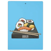 Porte-bloc Illustration de sushi (Dos)