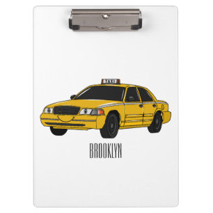 Porte-bloc Illustration de taxi