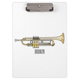 Porte-bloc Illustration de trompette