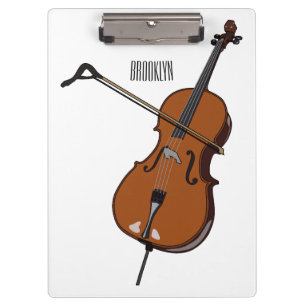 Porte-bloc Illustration de violoncelle