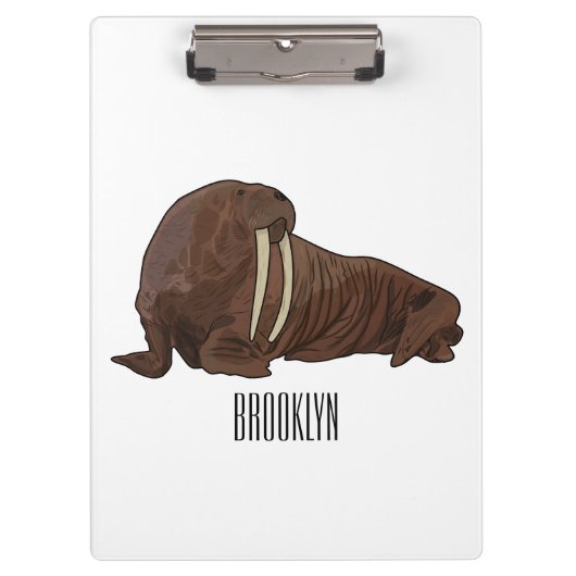 Porte-bloc Illustration de Walrus (Devant)
