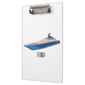 Porte-bloc Illustration de yacht (Gauche)