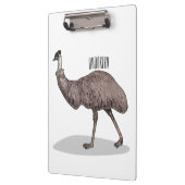 Porte-bloc Illustration d'Emu bird (Gauche)