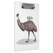 Porte-bloc Illustration d'Emu bird (Swatch)
