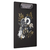 Porte-bloc Illustration d'encre de chèvre noire et blanche (Swatch)