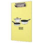 Porte-bloc Illustration des jeux de cuisine (Gauche)