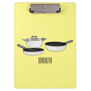 Porte-bloc Illustration des jeux de cuisine