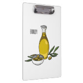 Porte-bloc Illustration d'huile d'olive (Swatch)