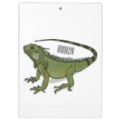 Porte-bloc Illustration d'Iguana (Dos)