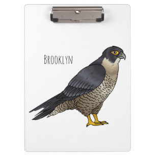 Porte-bloc Illustration d'oiseau de faucon pèlerin