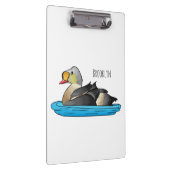Porte-bloc Illustration d'oiseau de l'eider King (Swatch)