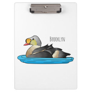 Porte-bloc Illustration d'oiseau de l'eider King