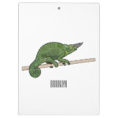 Porte-bloc Illustration du caméléon de Jackson (Dos)