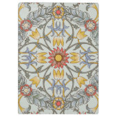 Porte-bloc Illustration du cercle floral William Morris (Dos)