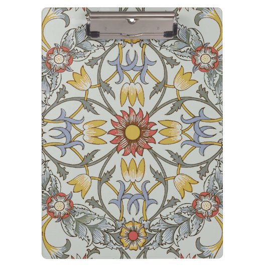 Porte-bloc Illustration du cercle floral William Morris (Devant)