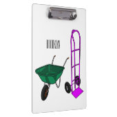 Porte-bloc Illustration du chariot à roues et du chariot à ma (Swatch)