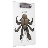 Porte-bloc Illustration du crabe de coco (Swatch)