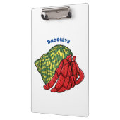 Porte-bloc Illustration du crabe mignon (Gauche)