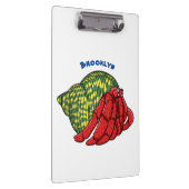 Porte-bloc Illustration du crabe mignon (Swatch)
