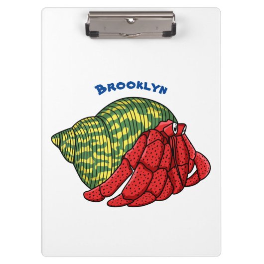 Porte-bloc Illustration du crabe mignon (Devant)