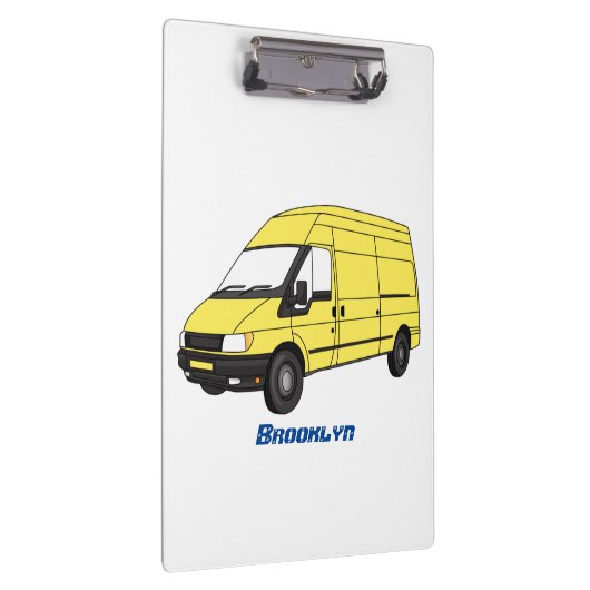 Porte-bloc Illustration du fourgonnette de livraison (Swatch)